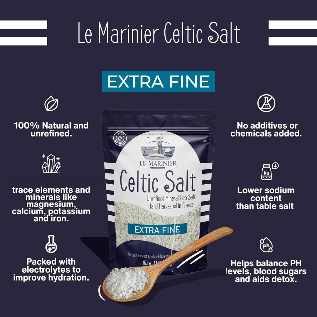 Le Marinier Celtic Salt Extra Fine - 1.1lb / 500g